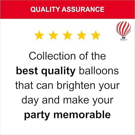 HK Balloons 50Pcs Happy Anniversary Decoration Balloons Item Balloons With Golden Confetti Balloon For Wedding Anniversary Decoration Combo for Couple - Image 7