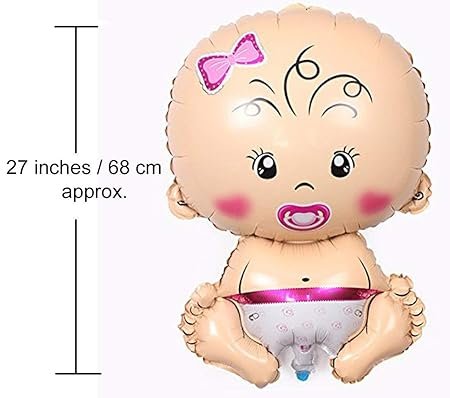HK Balloons (Pack of 5) Baby Shower Foil Balloons Party Decoration Kids Baby Girl... - Image 6