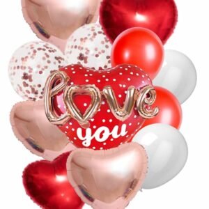 HK Balloons Heart Shaped Balloon Birthday, Anniversary, Valentine Balloons For Decoration 4