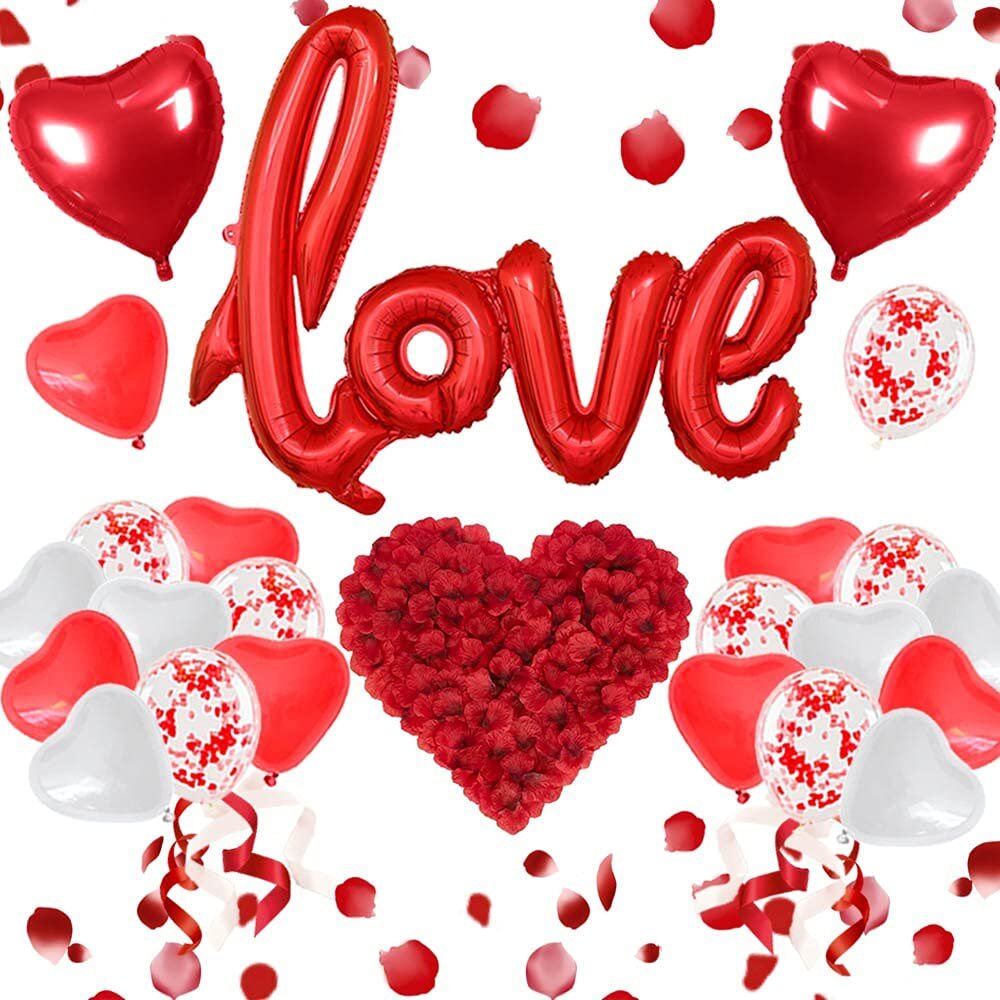 HK Balloons Heart Shaped Balloon Birthday, Anniversary, Valentine Balloons For Decoration - Image 3