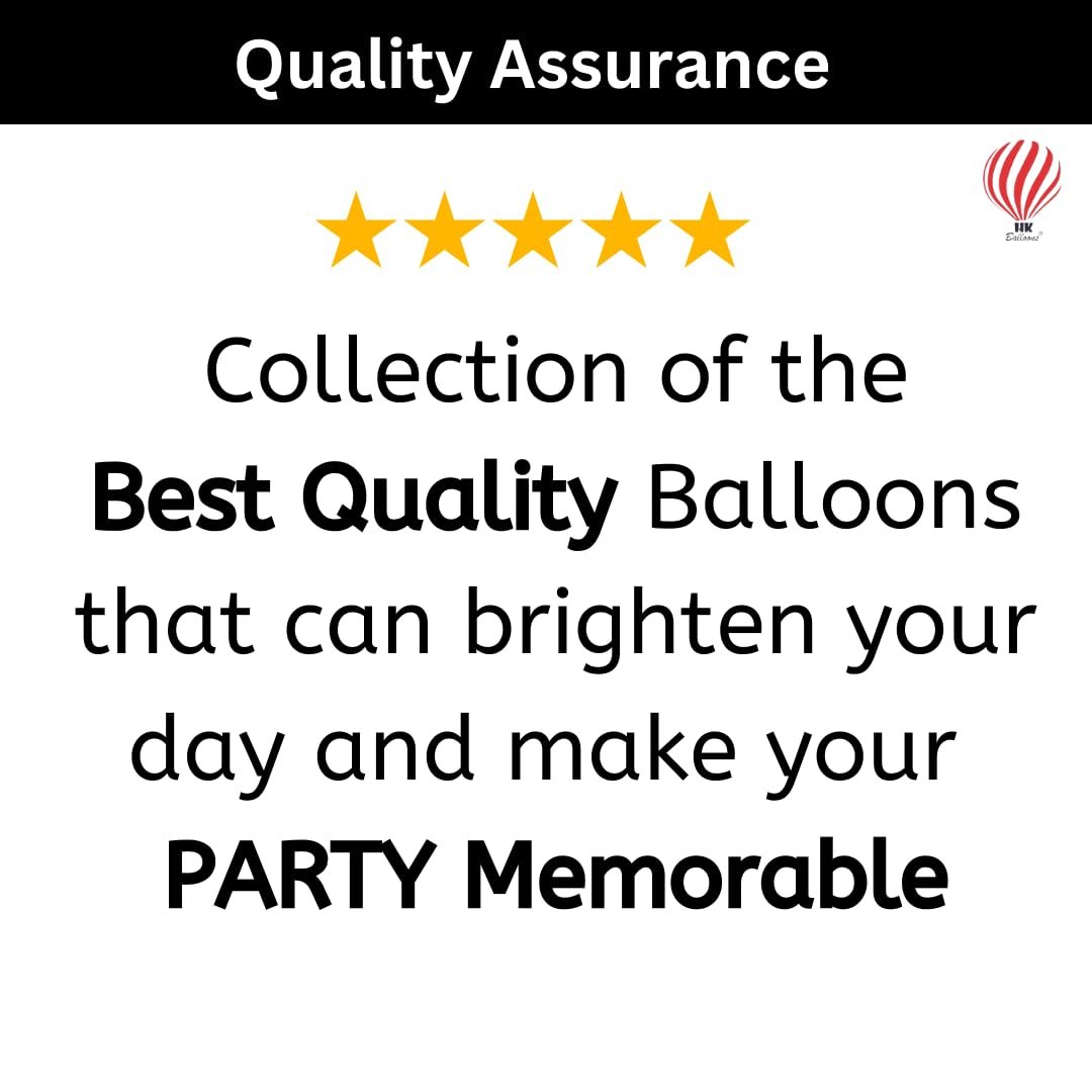 HK balloons Pack Of 30 Milestone 21St Birthday Printed Rubber Balloons For Birthday Decorations| Black Gold - Image 5