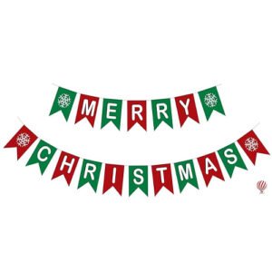 HK balloons Merry Christmas Banner Happy Christmas Decoration Items For Home...