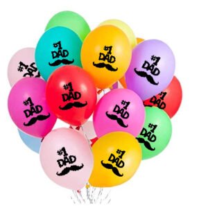 #1 Dad Text Custom Balloons