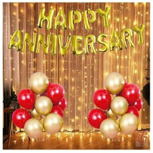 HK balloons ​Happy Anniversary​ Decoration...